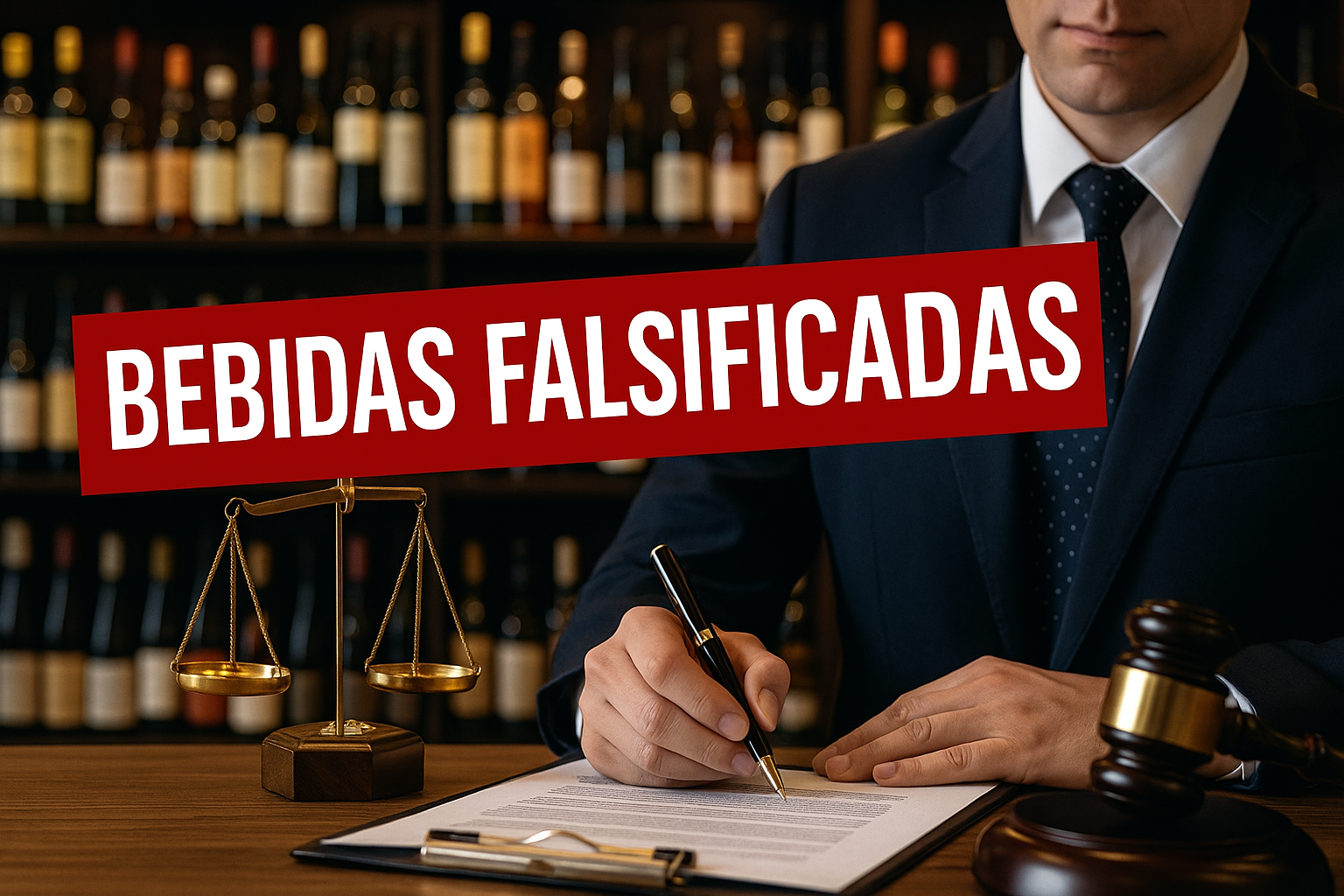 Comprei bebida falsificada sem saber