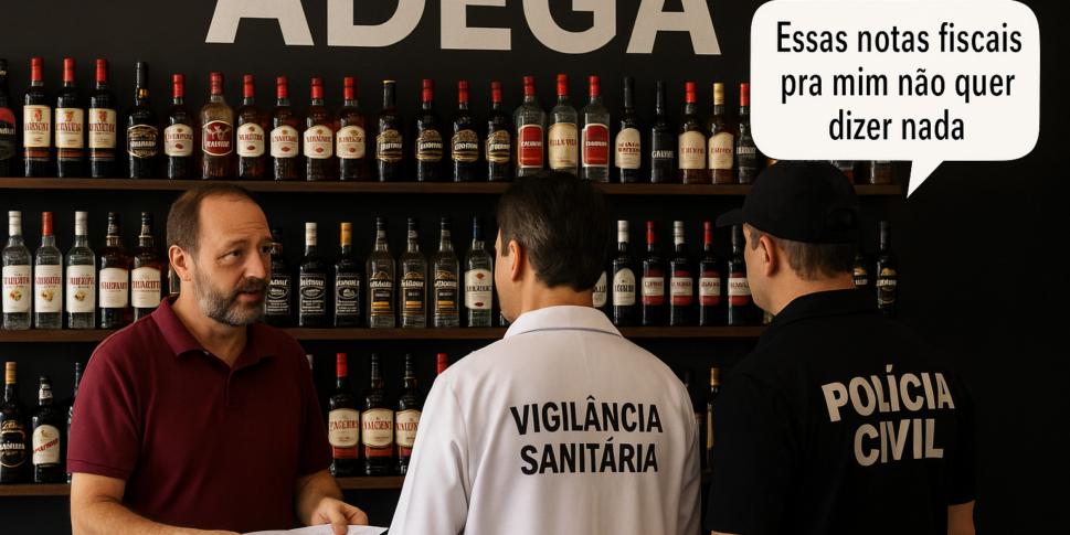 bebidas alcoólicas falsificadas