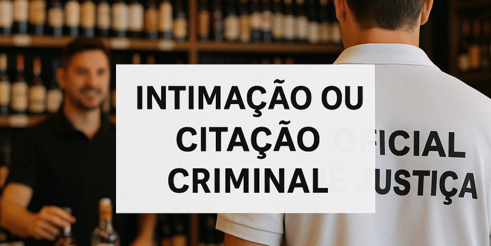 Receber uma intimação policial