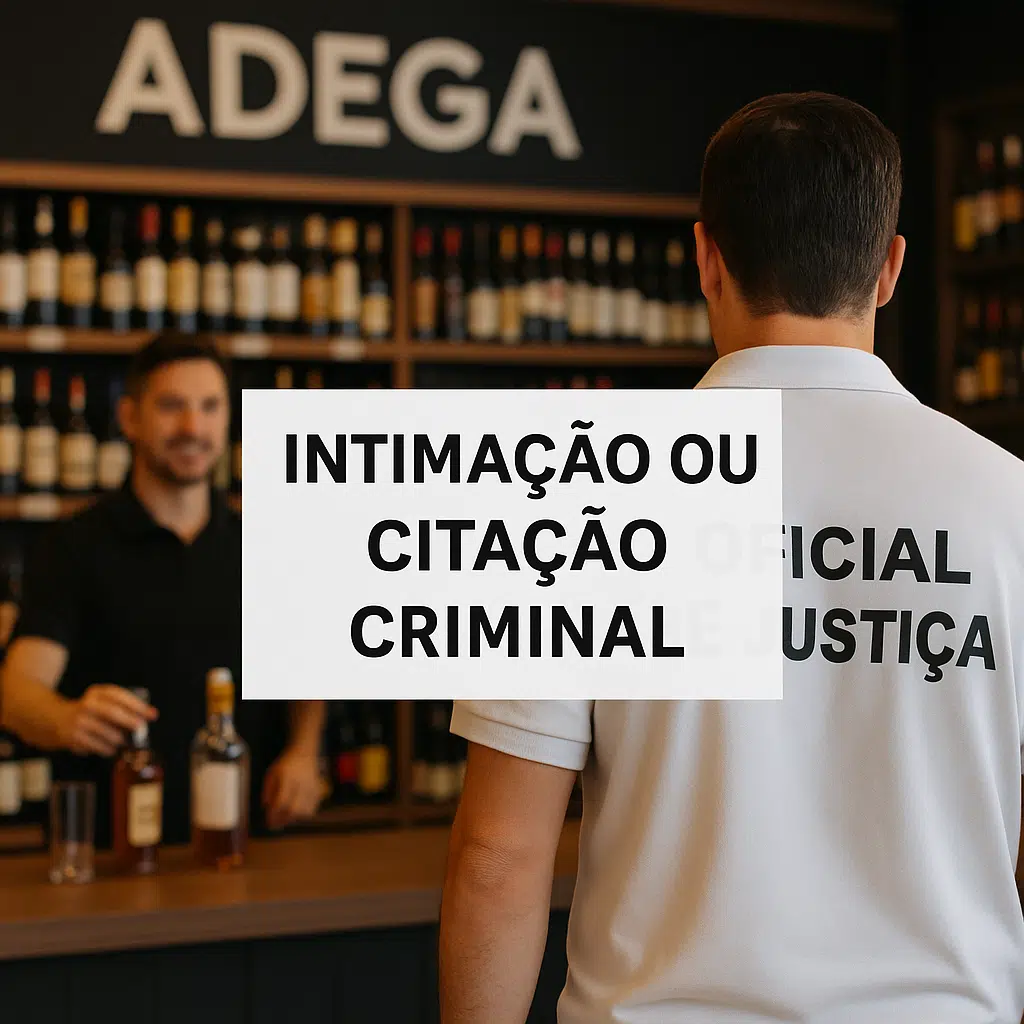 Receber uma intimação policial